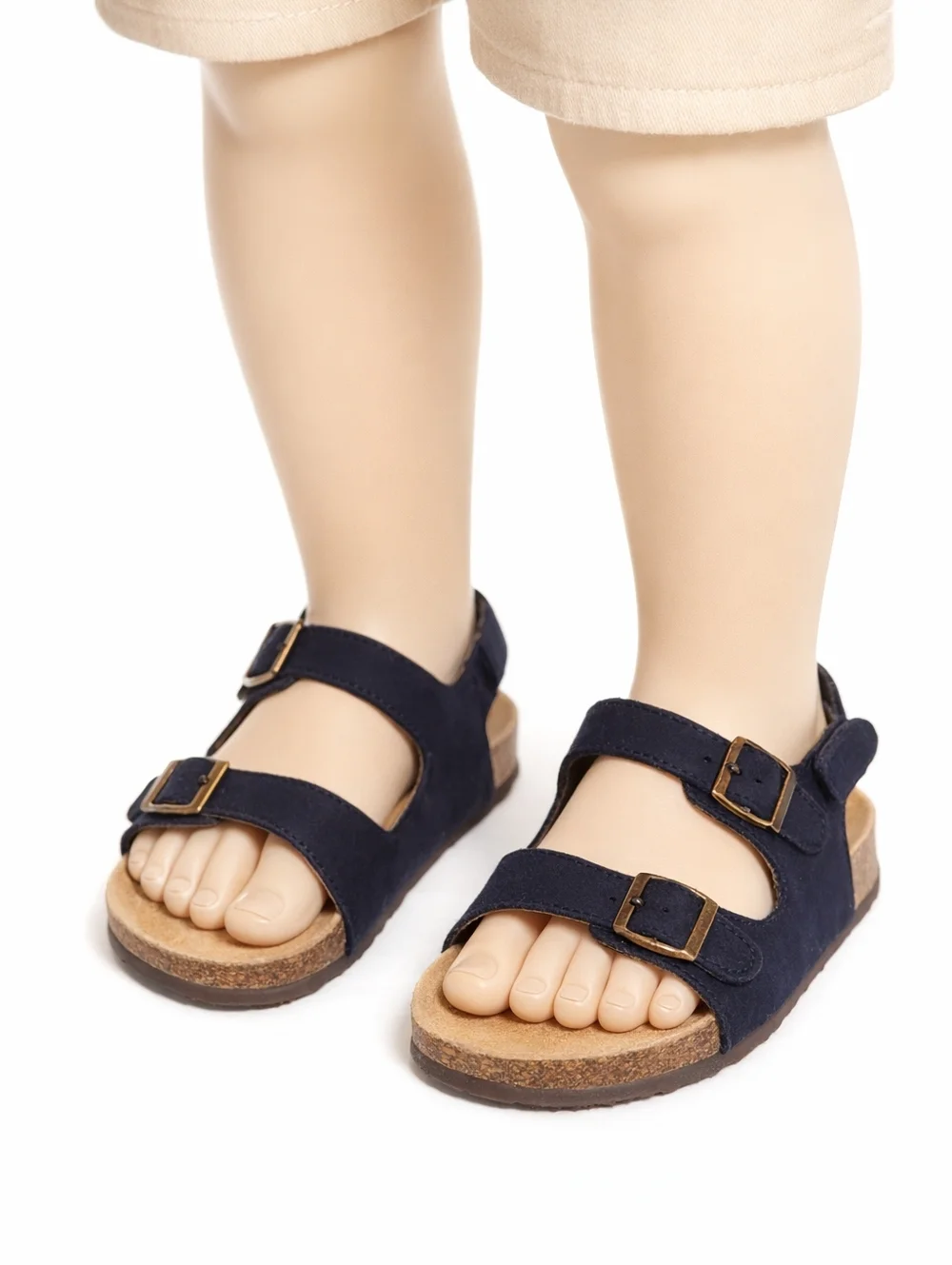 Gymboree Toddler Black Buckle Sandals Shoes – Size 4 - Good Condition